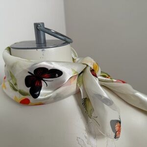 Woman’s neck Scarf with Butterfly Design 21”x21”